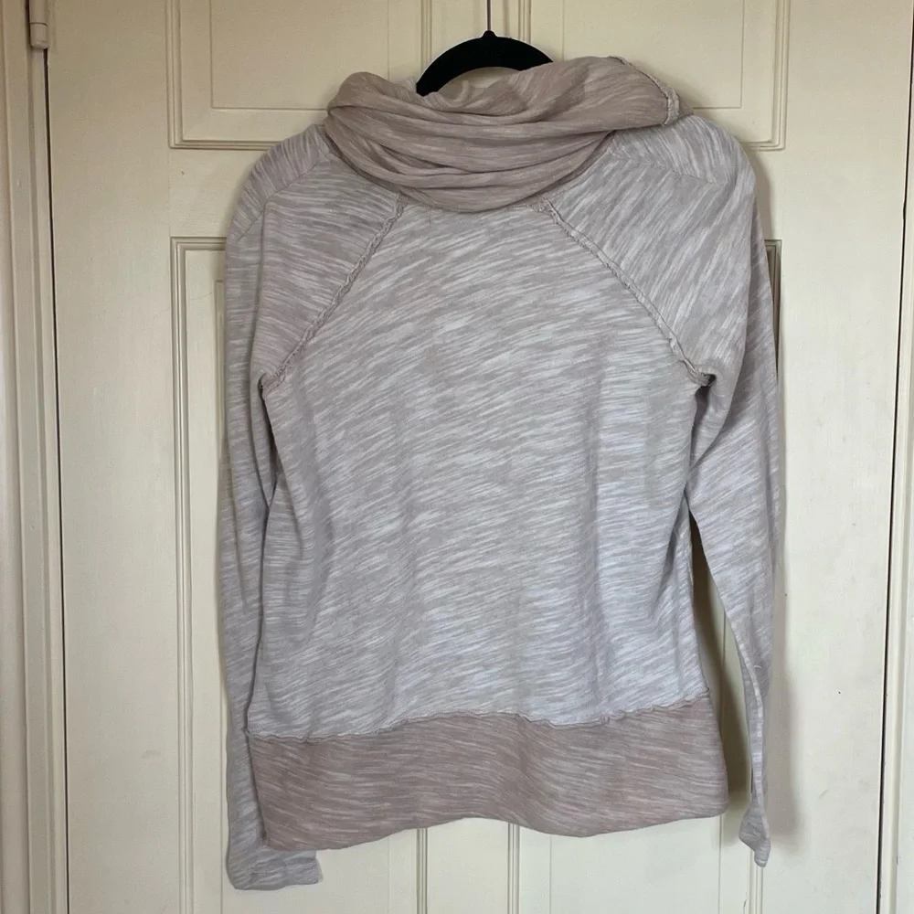 Free People Beach One Body Cocoon Cowl Neck Oversized Sweater/Top  One Size Tan - Picture 7 of 10
